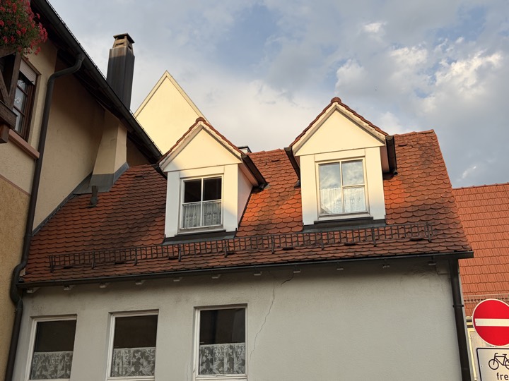 Die beiden Gauben in der Abendsonne